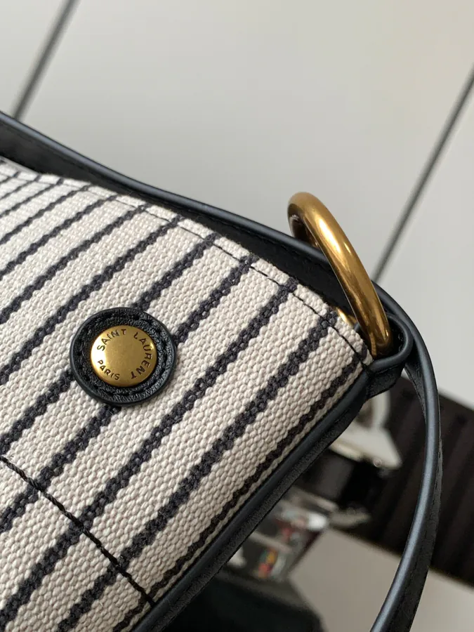 Rive Gauche French Linen Bucket Bag