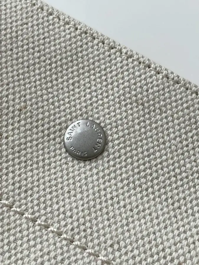 Rive Gauche French Canvas Bucket Bag