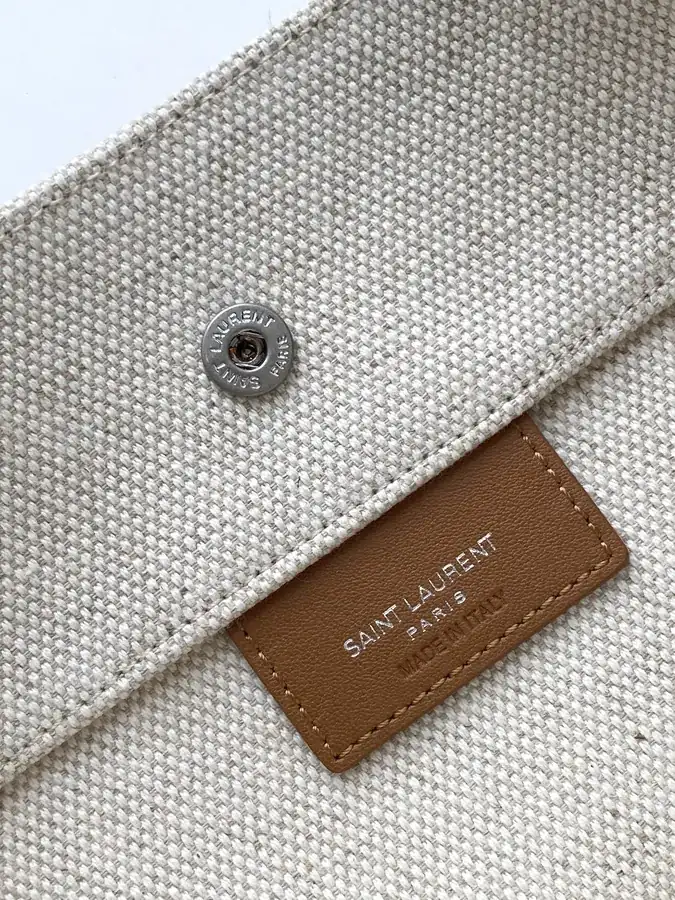 Rive Gauche French Canvas Bucket Bag