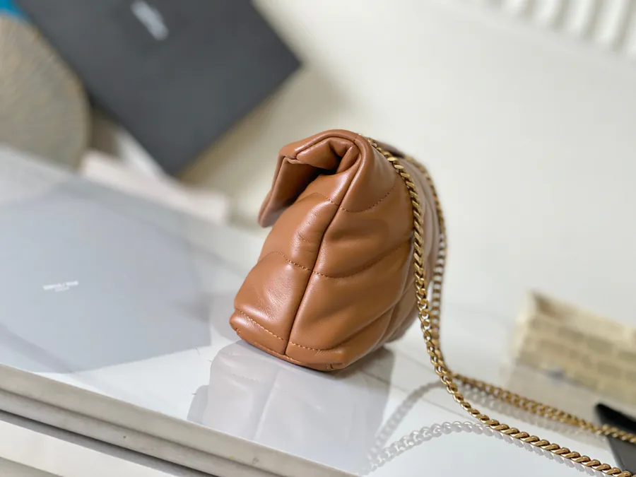 Loulou Puffer Mini in Caramel
