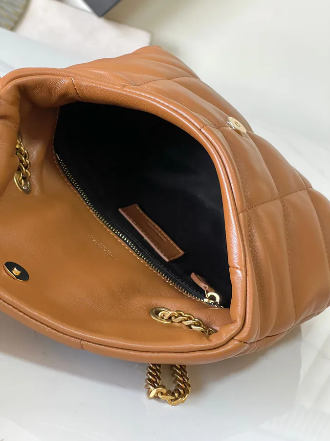 Loulou Puffer Mini in Caramel