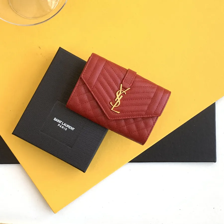 YSL Saint Laurent Monogram Zero Wallet