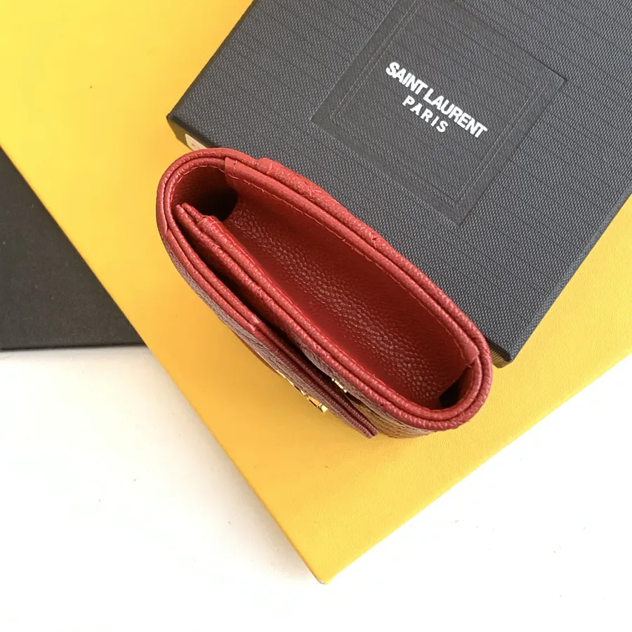YSL Saint Laurent Monogram Zero Wallet