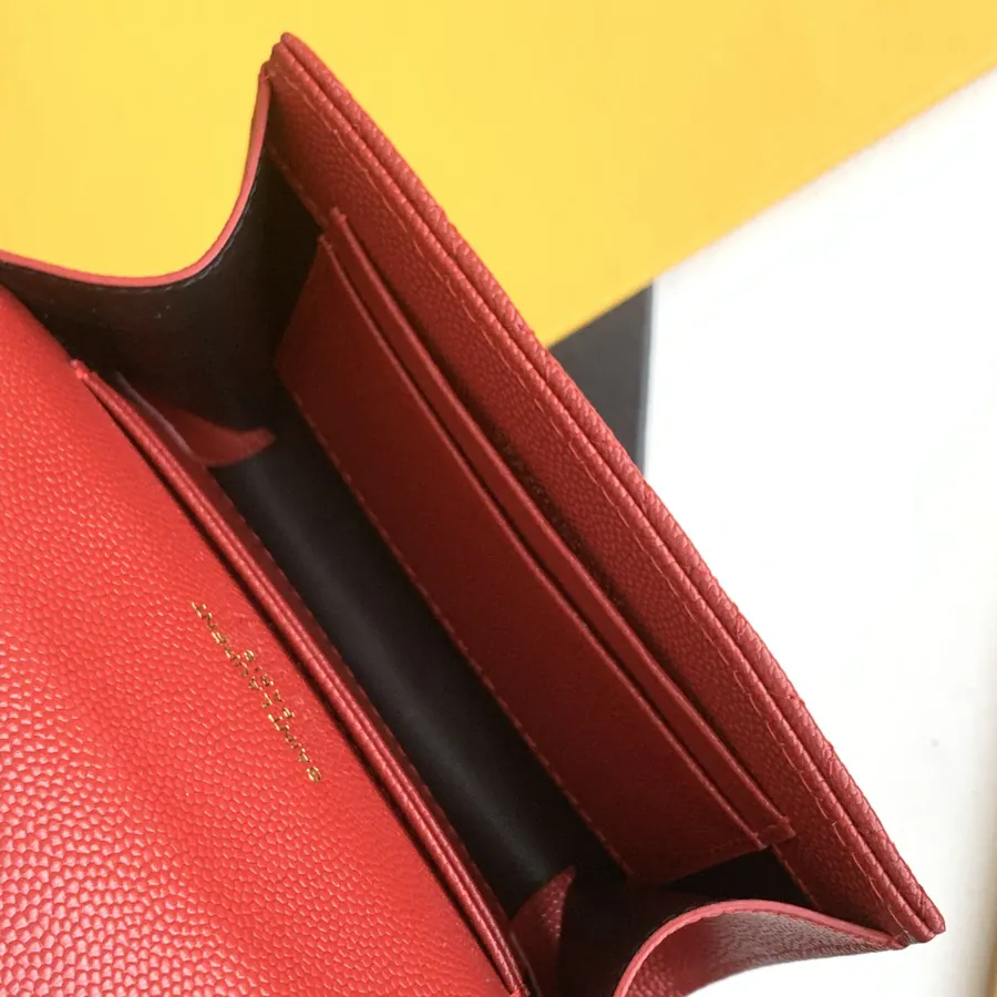 YSL Saint Laurent Monogram Zero Wallet