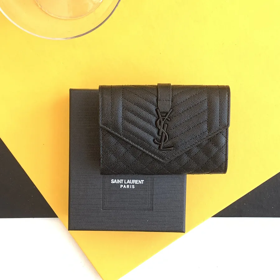 YSL Saint Laurent Premium Original Long Wallet