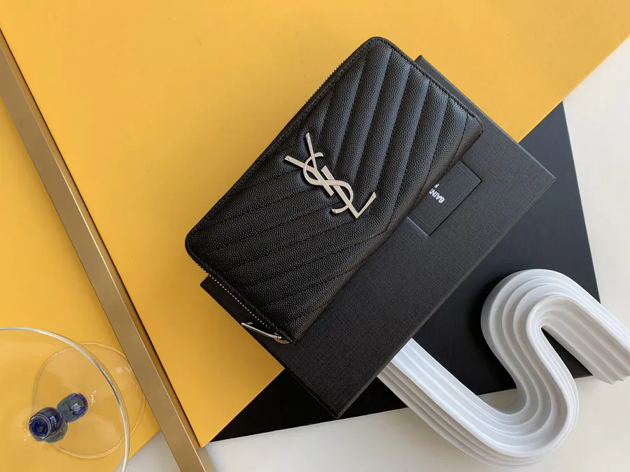 YSL Saint Laurent Premium Original Long Wallet