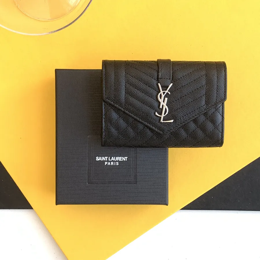 YSL Saint Laurent Premium Original Long Wallet