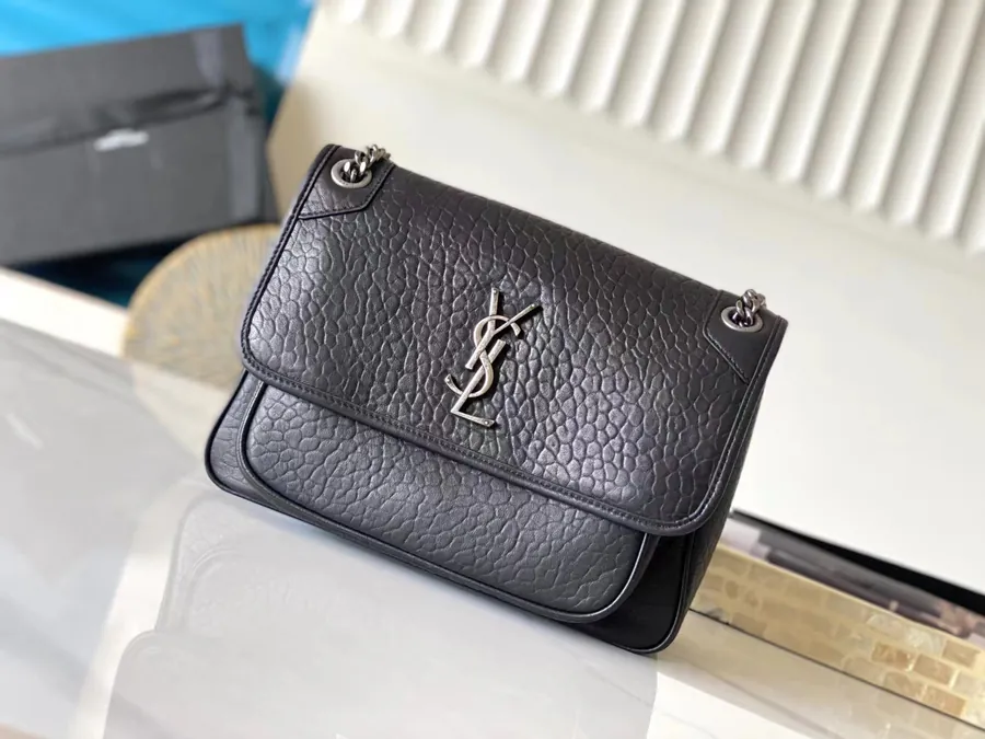 NIKai Medium Front Flap Handbag with Metal LE CASSANDRE