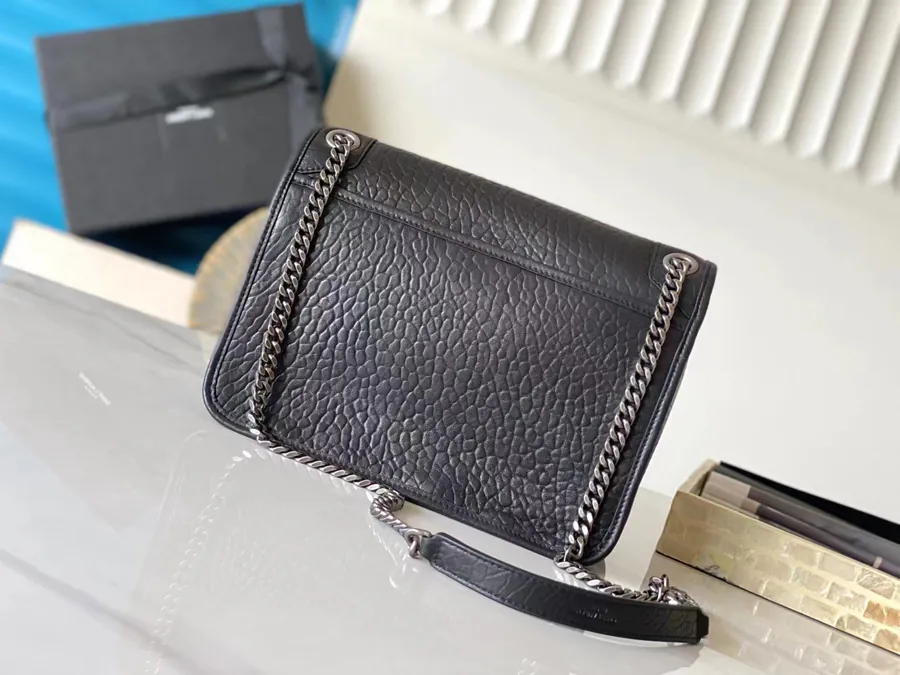 NIKai Medium Front Flap Handbag with Metal LE CASSANDRE