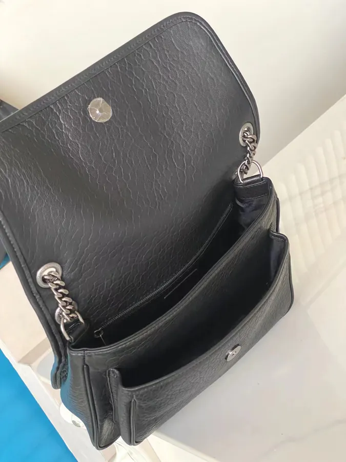 NIKai Medium Front Flap Handbag with Metal LE CASSANDRE