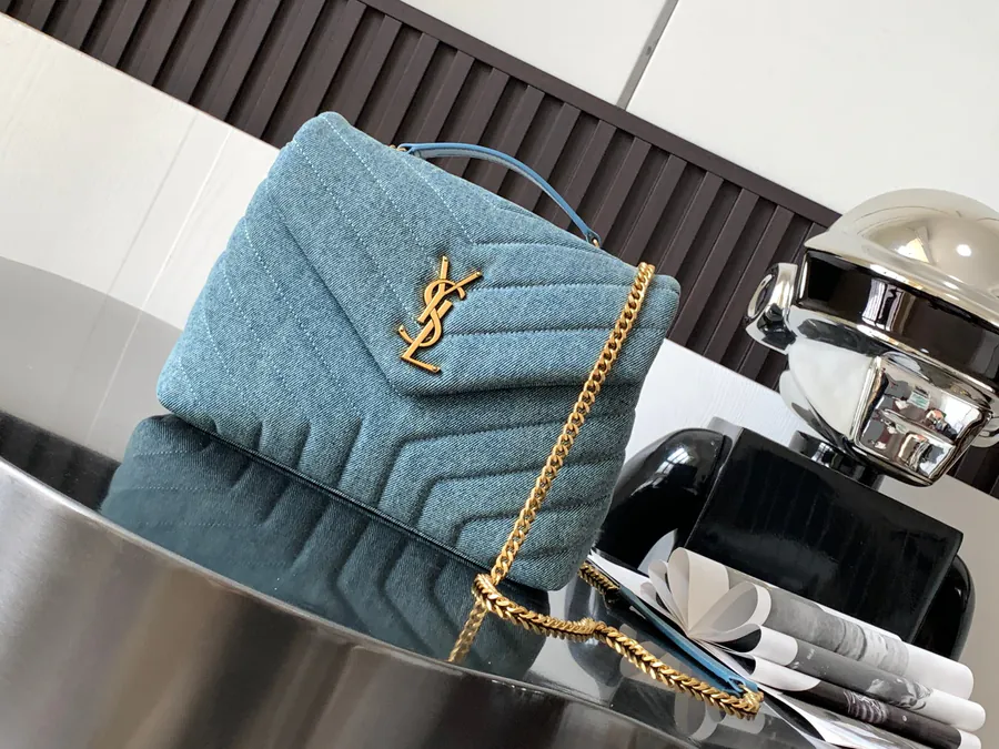 2022 Autumn New Lou Lou Satchel with Grained Calfskin