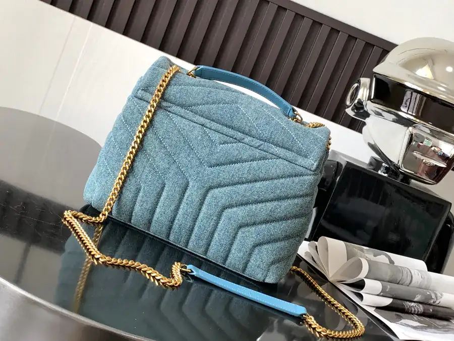 2022 Autumn New Lou Lou Satchel with Grained Calfskin