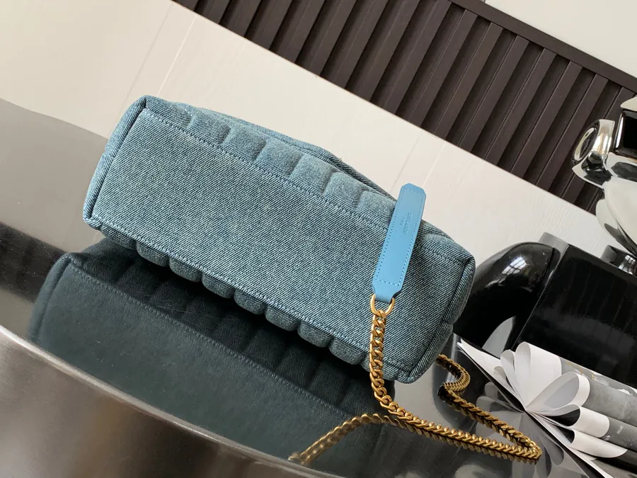 2022 Autumn New Lou Lou Satchel with Grained Calfskin