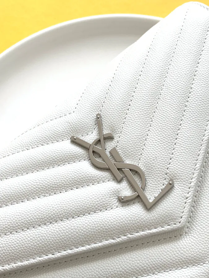 Top YSL Saint Laurent Envelope Bag Grained Calfskin