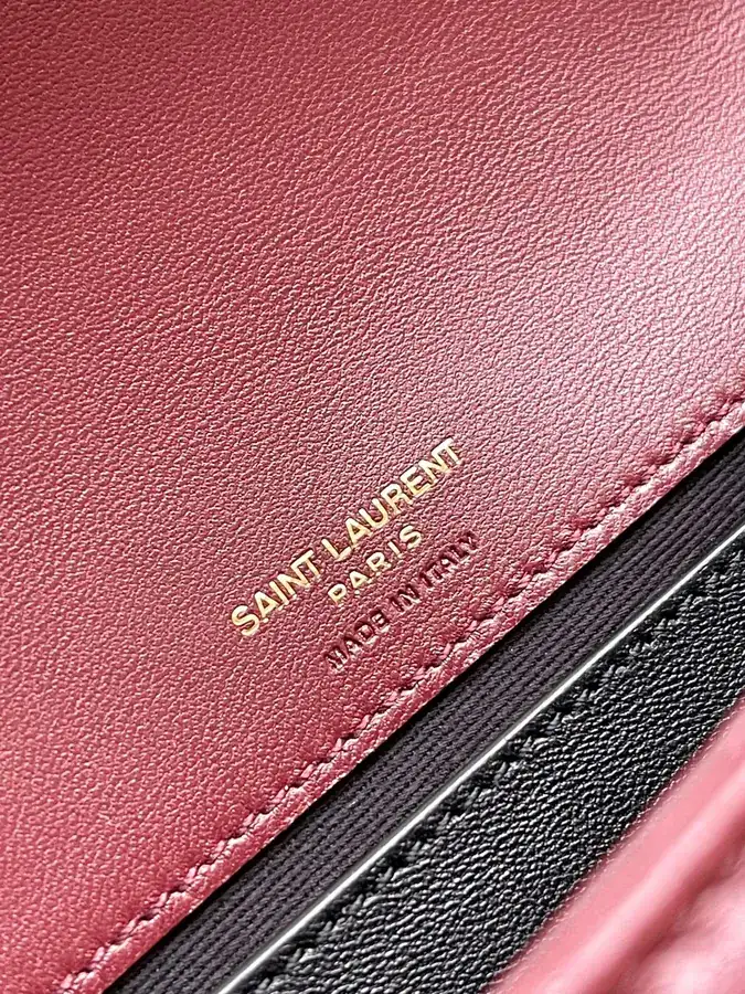 LouLou Mini Envelope Bag in Grained Calfskin