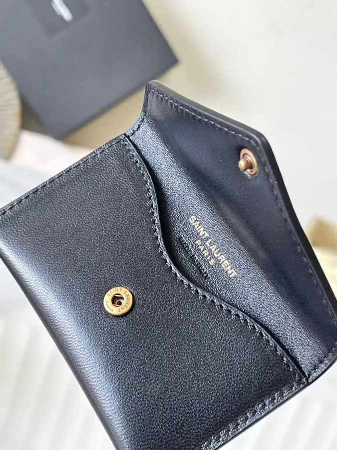 LouLou Mini Envelope Bag in Grained Calfskin