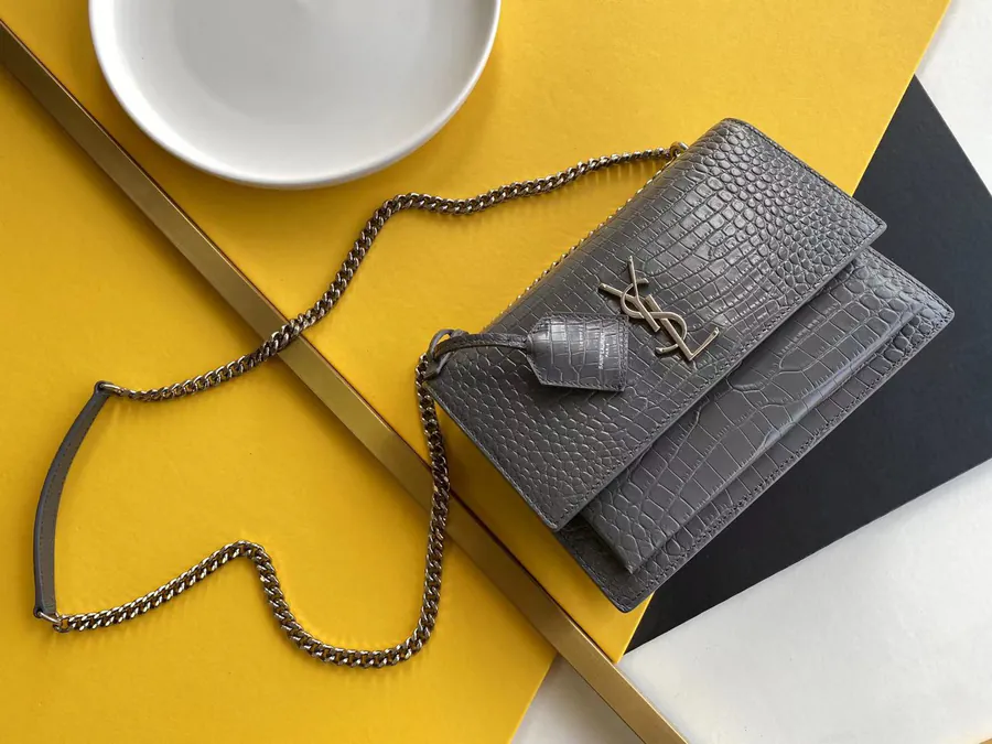 SAINT LAURENT Sunset Bag (Large) Premium Leather