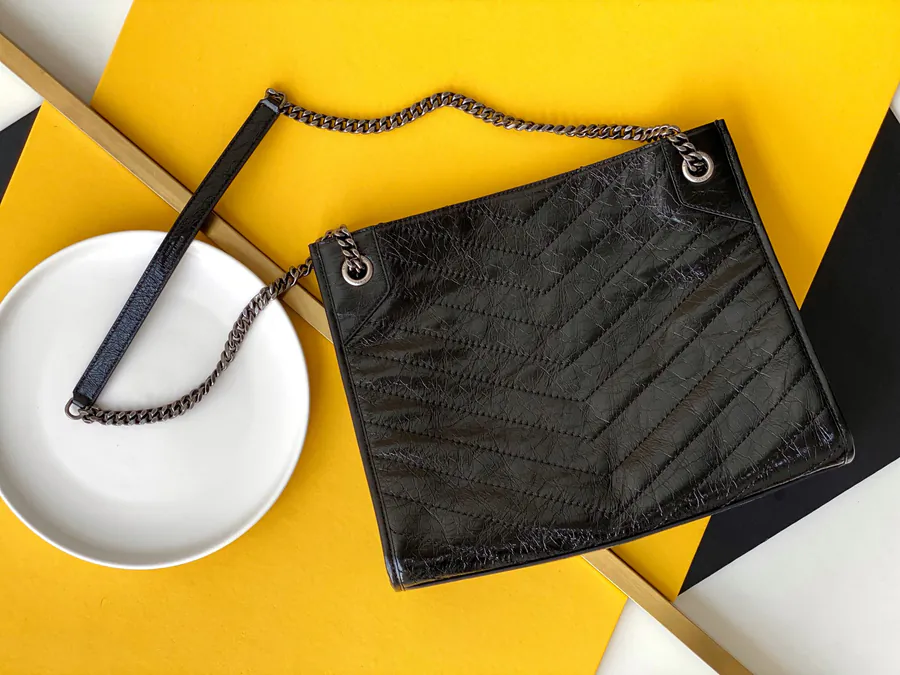 Niki Shopping Bag Original Leather Version with Logo