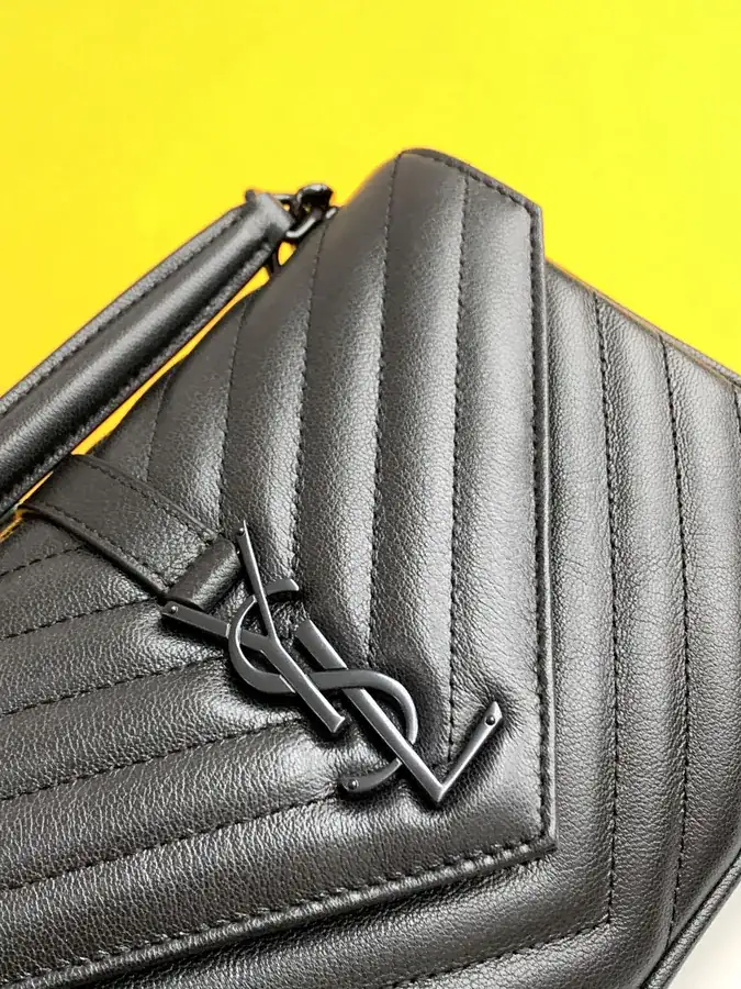 Classic YSL Saint Laurent Premium Original Leather Mail Bag