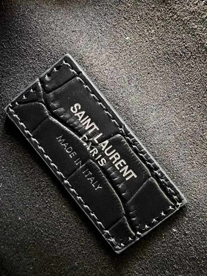 Sac de Jour Baby Size Black Grained Calfskin Crossbody Bag