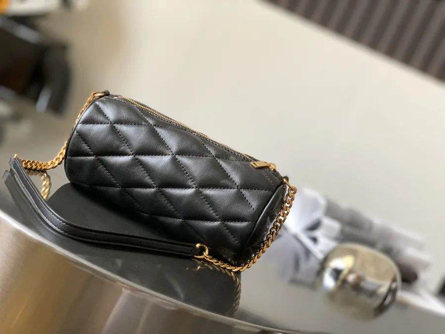 YSL Saint Laurent SADE Mini Round Tube Bag