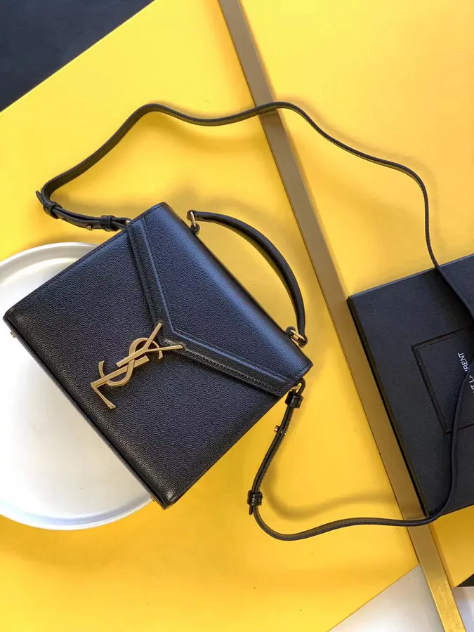 CASSANDRA Mini Handbag with Rotating Metal Clasp