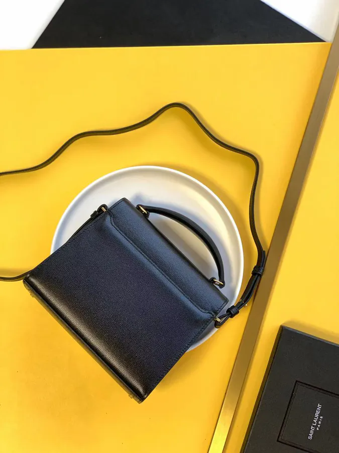 CASSANDRA Mini Handbag with Rotating Metal Clasp