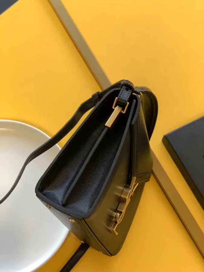 CASSANDRA Mini Handbag with Rotating Metal Clasp