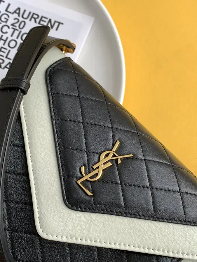 GABY Mini Envelope Bag Italian Goat Leather, Full Leather, Custom Metal Logo