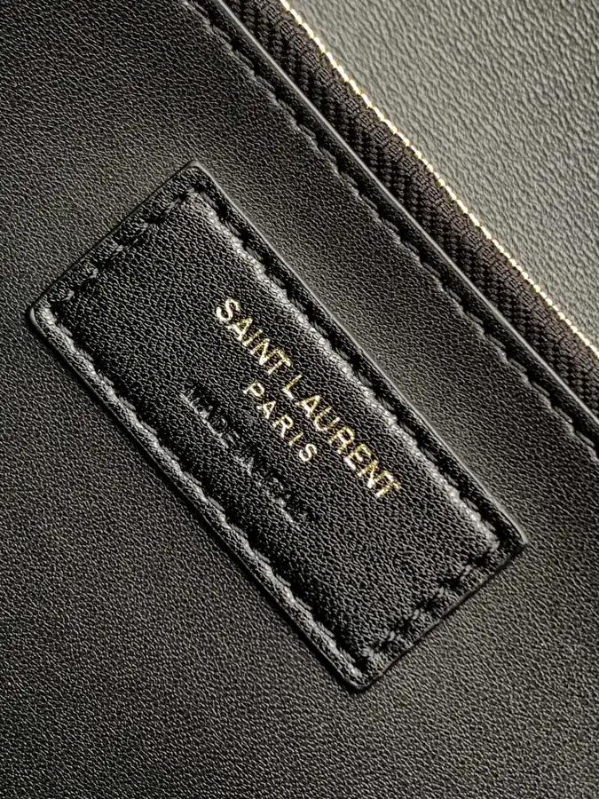 GABY Mini Envelope Bag Italian Goat Leather, Full Leather, Custom Metal Logo