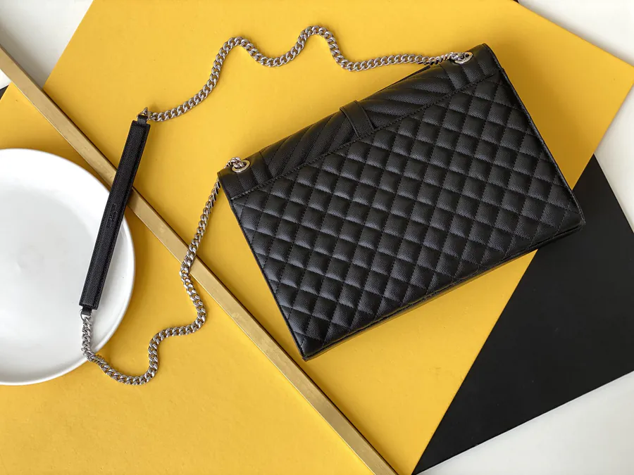 YSL Saint Laurent Envelope Bag Large, 2019 New Model