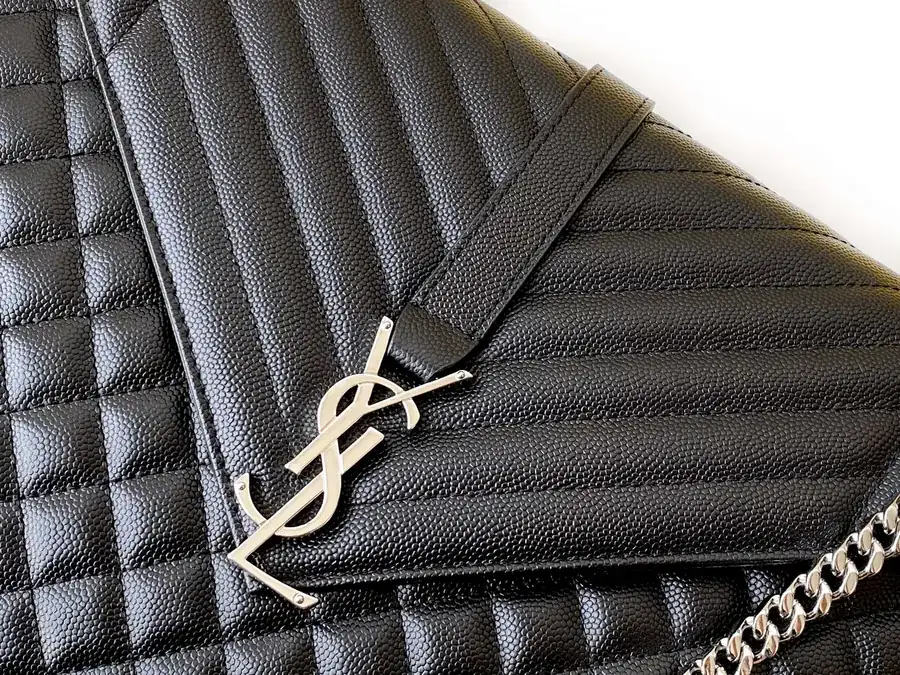 YSL Saint Laurent Envelope Bag Large, 2019 New Model