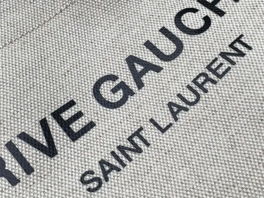 Rive Gauche French Linen Bucket Bag