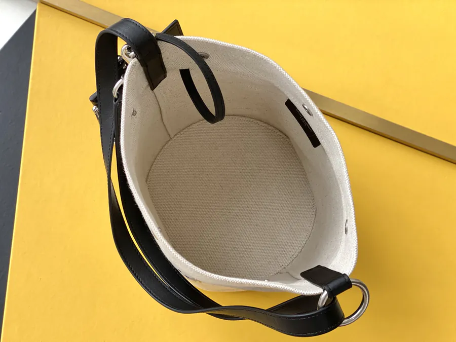 Rive Gauche French Linen Bucket Bag
