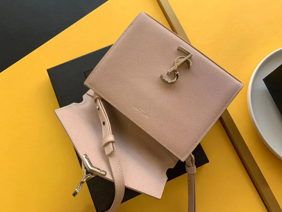 CASSANDRA Mini Handbag Rotating Metal Clasp, Elegant Design