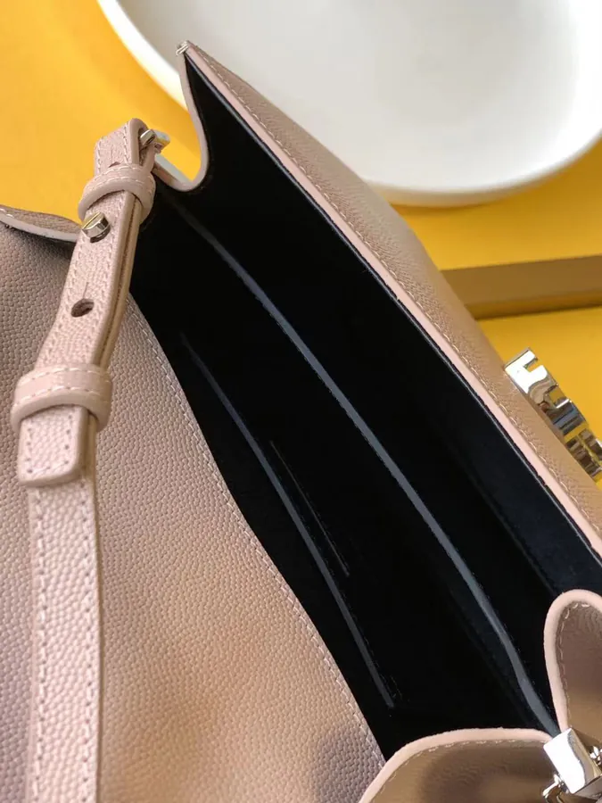 CASSANDRA Mini Handbag Rotating Metal Clasp, Elegant Design