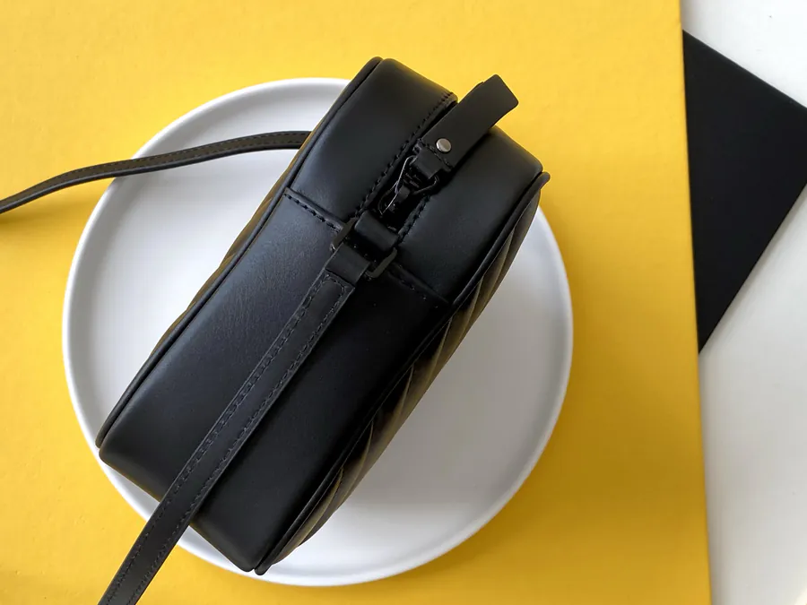 LOU Engraved Camera Bag Monogram Saint Laurent Shoulder Bag