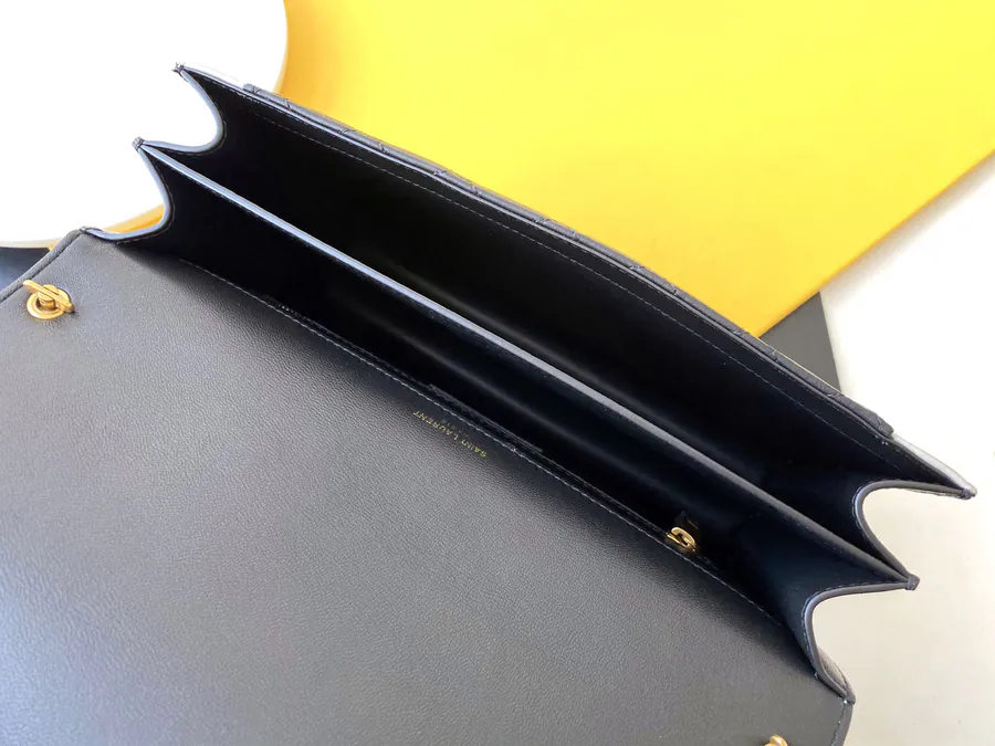 YSL Square Check绗缝 Bag Classic Design, 26cm Standard Size