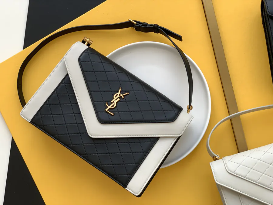 YSL Square Check绗缝 Bag Classic Design, 26cm Standard Size