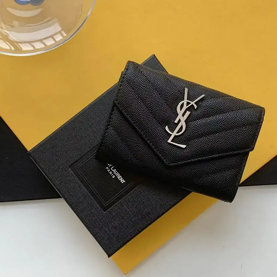 YSL Saint Laurent Premium Wallet Classic Card Holder