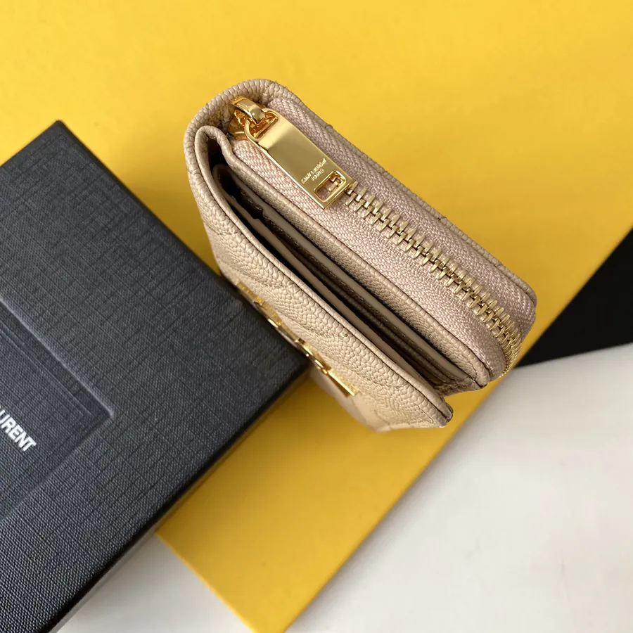 YSL Saint Laurent Premium Wallet Compact Coin Pouch