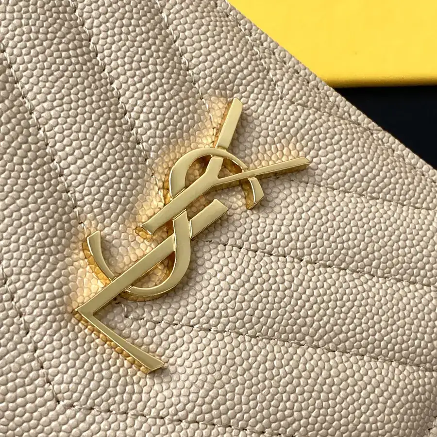 YSL Saint Laurent Premium Wallet Compact Coin Pouch