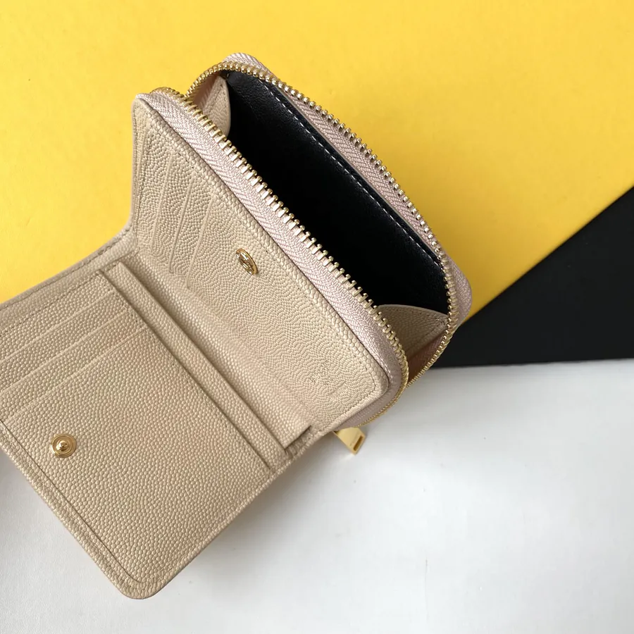 YSL Saint Laurent Premium Wallet Compact Coin Pouch