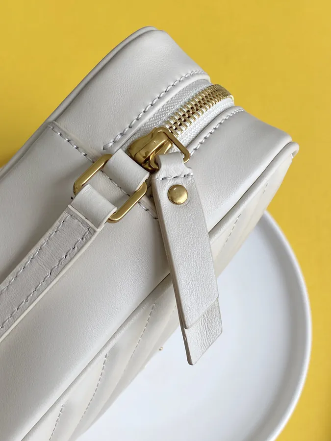 Classic Saint Laurent YSL Premium Leather Camera Bag