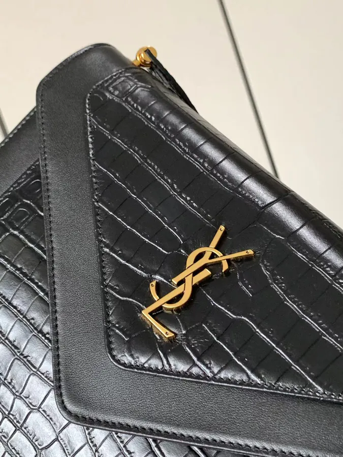 YSL Square Check绗缝 Bag Classic Design, 26cm Medium Size