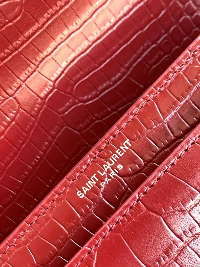 Saint Laurent YSL Premium Original Calfskin Sunset Bag (Large)