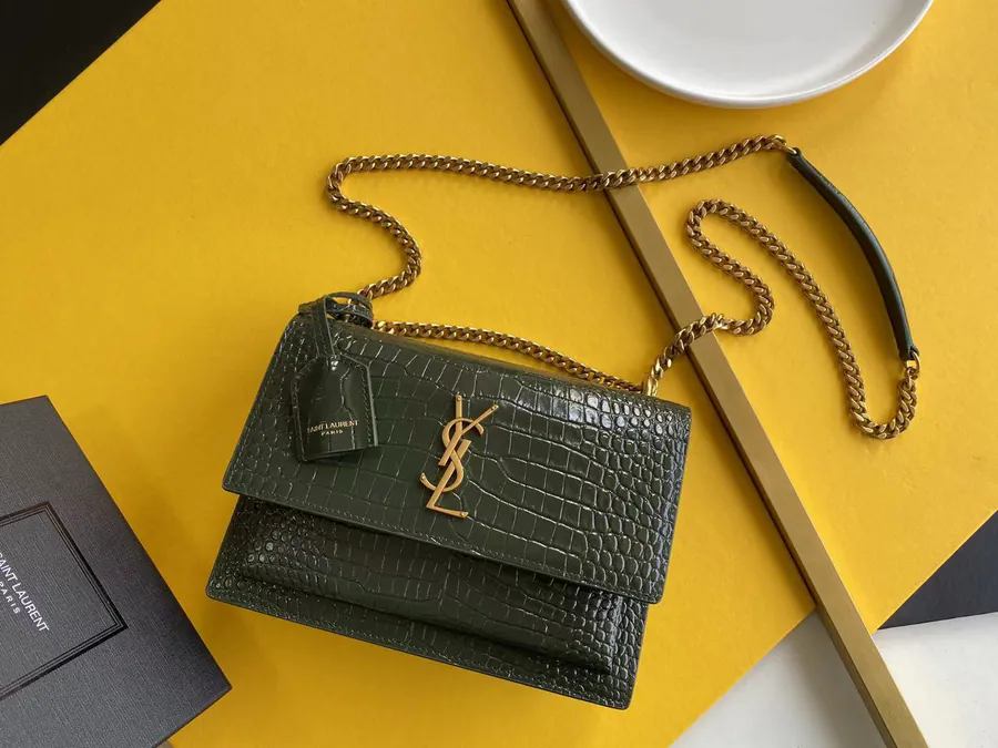 SAINT LAURENT Sunset Bag (Large) Premium Leather