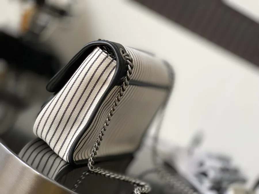 YSL Saint Laurent Premium Original Yin Yang Stripe Series