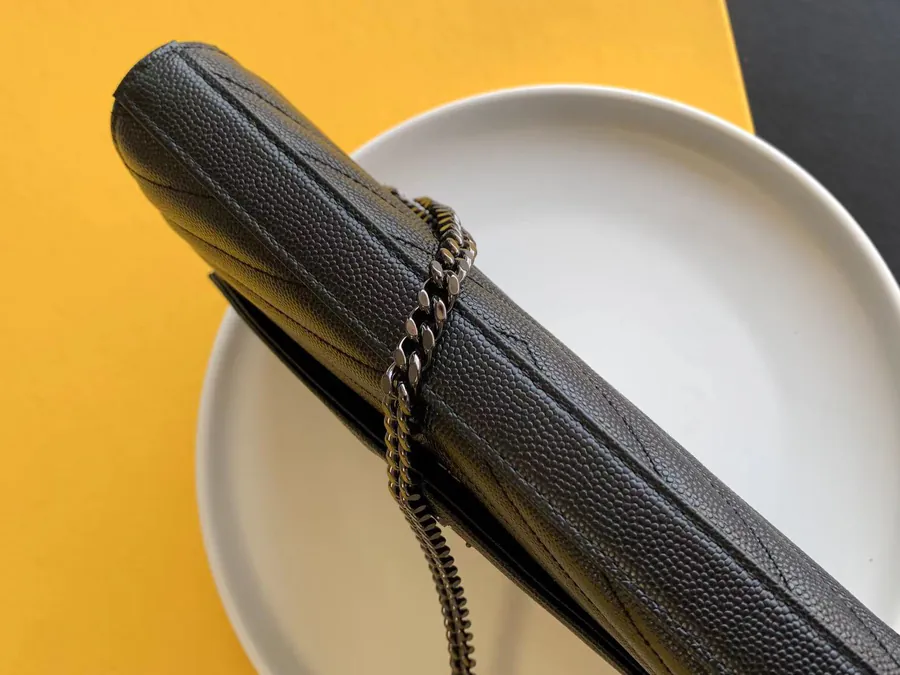 YSL Saint Laurent Premium Original Leather Wallet