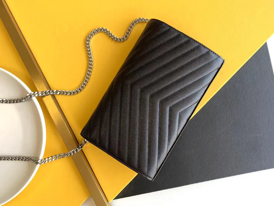 YSL Saint Laurent Premium Original Leather Wallet